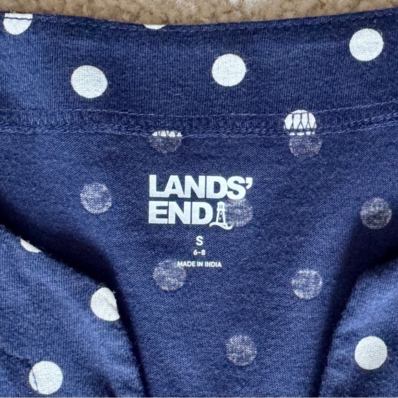 Lands’ End Cotton Polka Dot Dress - Picture 8 of 9